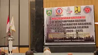 Musda ke-III Asosiasi Kontraktor Nasonal (Askonas) Sumsel periode 2020-2025 di Palembang Sumsel (Liputan6.com / Nefri Inge)