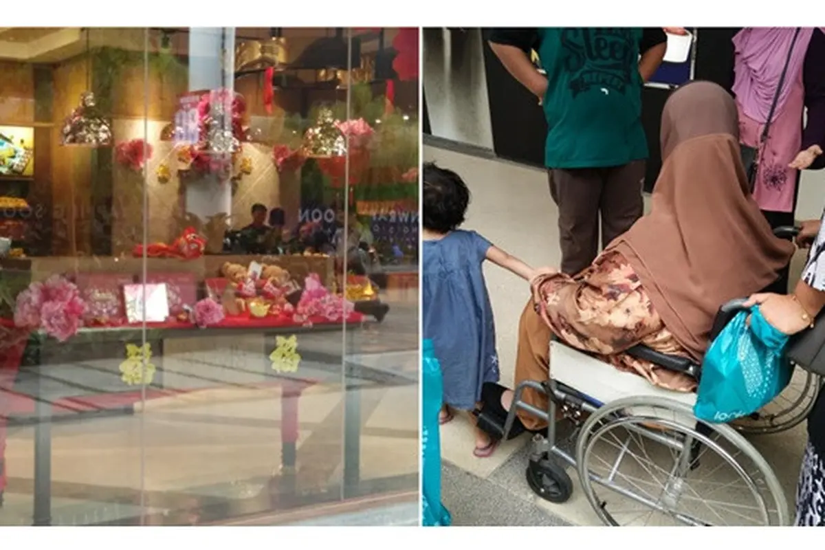 Wanita Berkursi Roda Dilarang Masuk Toko