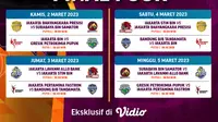 Jadwal dan Live Streaming PLN Mobile Proliga 2023 Final Four Week 2 di Vidio