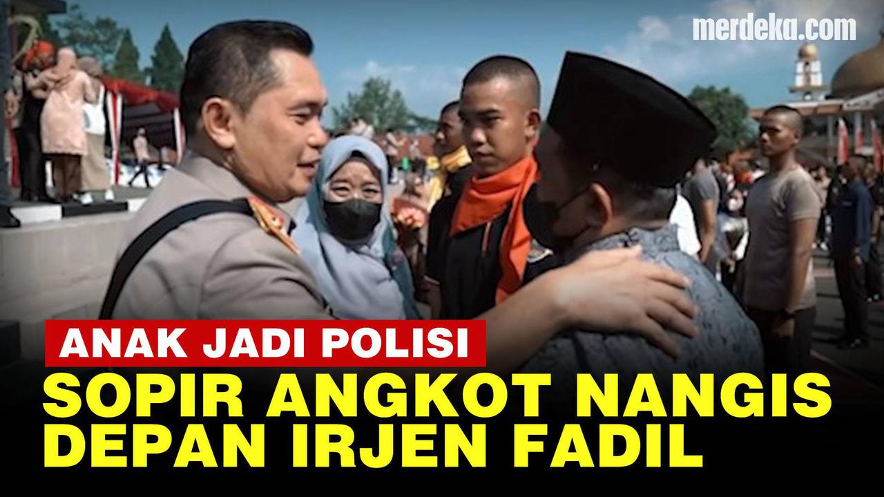VIDEO: Jadi Polisi Anak Sopir Angkot Cium Kaki Orangtua, Didatangi Irjen Fadil Imran