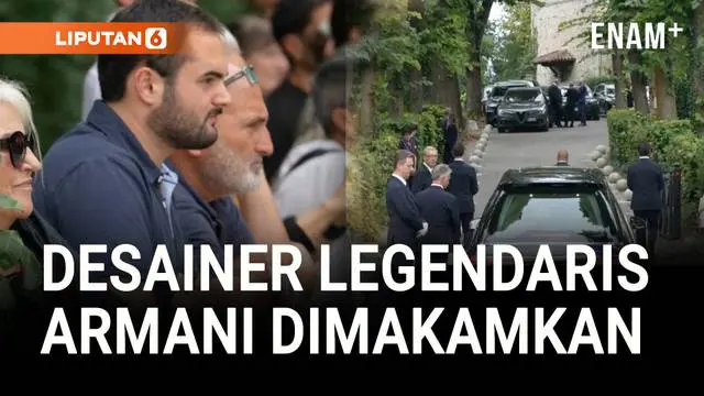 VIDEO: Suasana Pemakaman Privat Desainer Legendaris Giorgio Armani