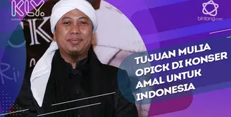 Opick ungkap tujuan mulia keterlibatannya di konser amal.