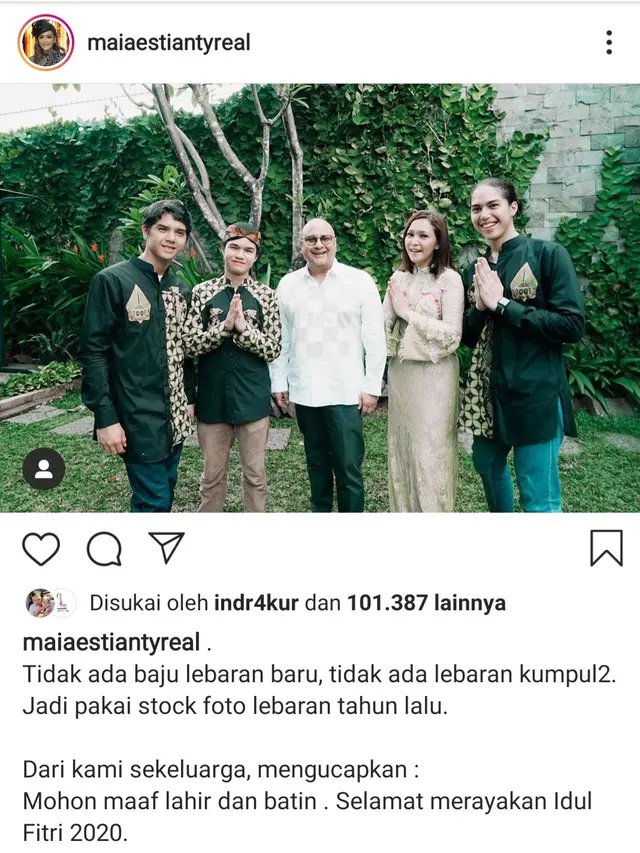 Maia Estianty (Foto: Instagram @maiaestiantyreal)