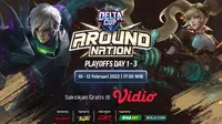 Link Live Streaming Delta Cup : Around Nation Championship Babak Playoff di Vidio. (Sumber : dok. vidio.com)