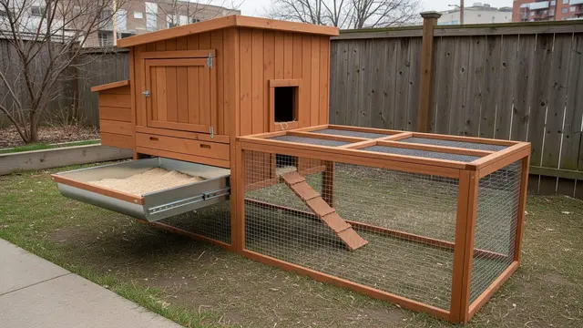 Desain Kandang Ayam di Halaman Rumah Sempit Tanpa Bau