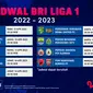 Jadwal Liga 1 Pekan Terakhir Live Vidio, 12-16 April : PSIS Semarang Vs Bali United, RANS Nusantara Vs Madura United