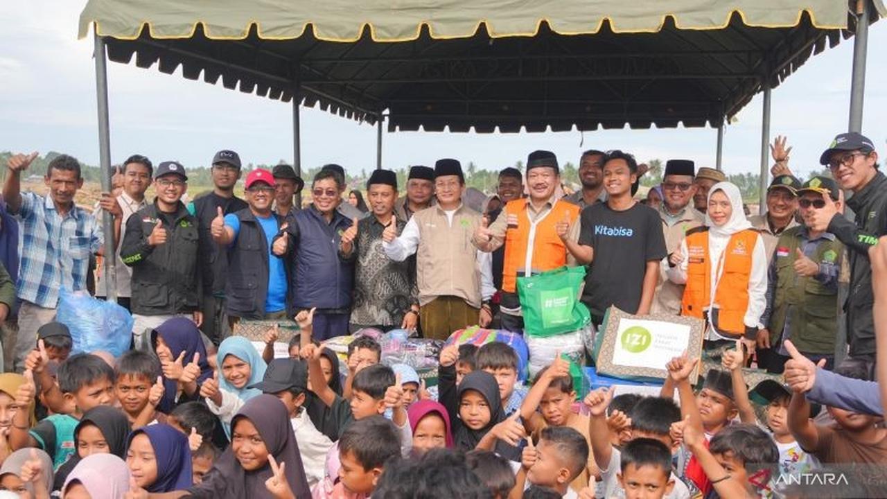 Bantuan Pendidikan Baznas Pulihkan Madrasah Terdampak Bencana di Pidie Aceh