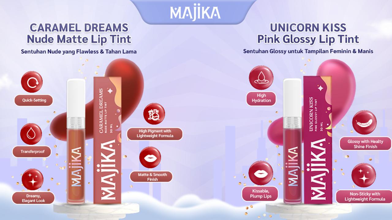 Ada Promo Diskon Spesial dari MAJIKA Bulan Ini, Lip Tint Mulai 69K dan Bundling Parfum & Lip Tint Cuma 155K!