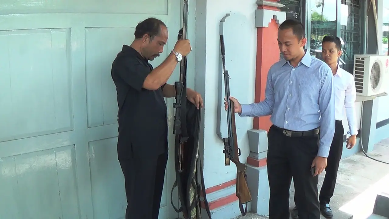 Gelar Sweeping di Rutan Negara, Polisi Temukan Dua Senapan Angin