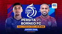 Jadwal Acara BRI Liga 1 Rabu, 2 Februari : Persita Tangerang Vs Borneo FC