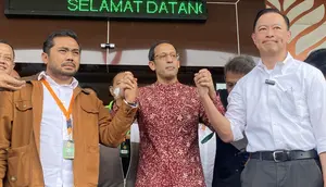 Kala Tom Lembong Temui dan Dukung Nadiem Usai Banding