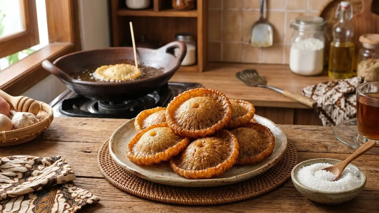 Resep kue cucur gula pasir