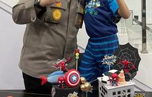 Pesan Manis Perwira Menengah Polri saat Anak Ulang Tahun: Siapapun bisa Jadi 'Superhero' bicara Senyum Tulus pada Dunia