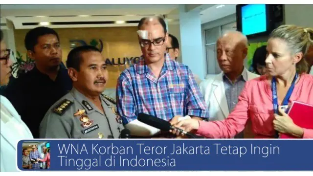 Bukannya takut, warga negara asing korban teror Thamrin ini tetap ingin tinggal di Jakarta dan pariwisata Indonesia berhasil mengalahkan Malaysia dengan merebut 7 penghargaan sekaligus