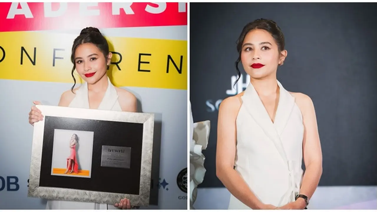 Sebut Pria Insecure dengan Wanita Mandiri, Ini 6 Potret Prilly Terpilih Jadi Woman of The Year 2024,