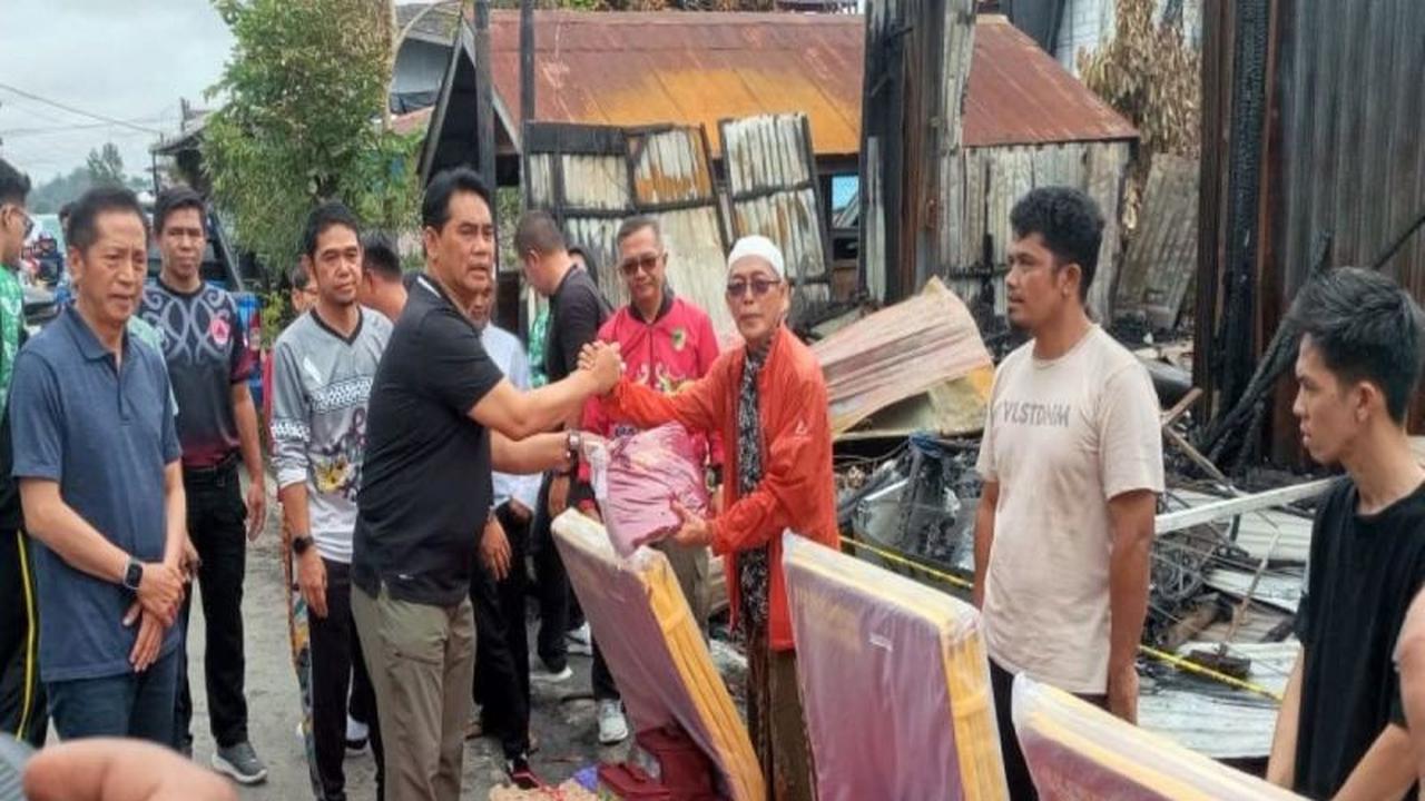 Pemkab Barito Utara Salurkan Bantuan Korban Kebakaran, Total Capai Puluhan Juta Rupiah
