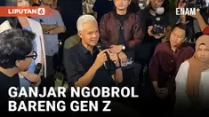 GANJAR PRANOWO TATAP MUKA DENGAN KALANGAN MILENIAL GEN Z DI BEKASI