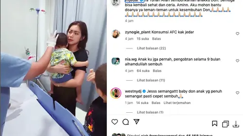Jessica Iskandar Mohon Doa, Putra Bungsunya Masuk Rumah Sakit Karena  Mengidap Penyakit Limfadenitis - ShowBiz Liputan6.com