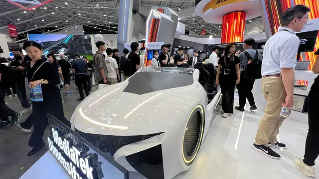 MediaTek Pamerkan Konsep Kendaraan Pintar di Computex 2025