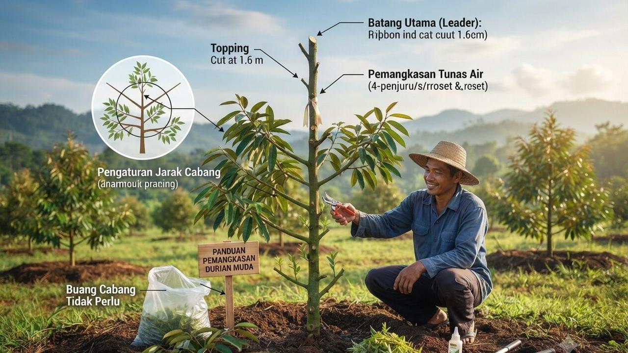 Cara Merawat Pohon Durian Muda agar Cepat Tumbuh