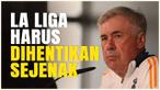 Berita video pelatih Real Madrid, Carlo Ancelotti, meminta pihak La Liga untuk menghentikan pertandingan selama sepekan, demi hormati korban banjir yang menimpa Valencia.
