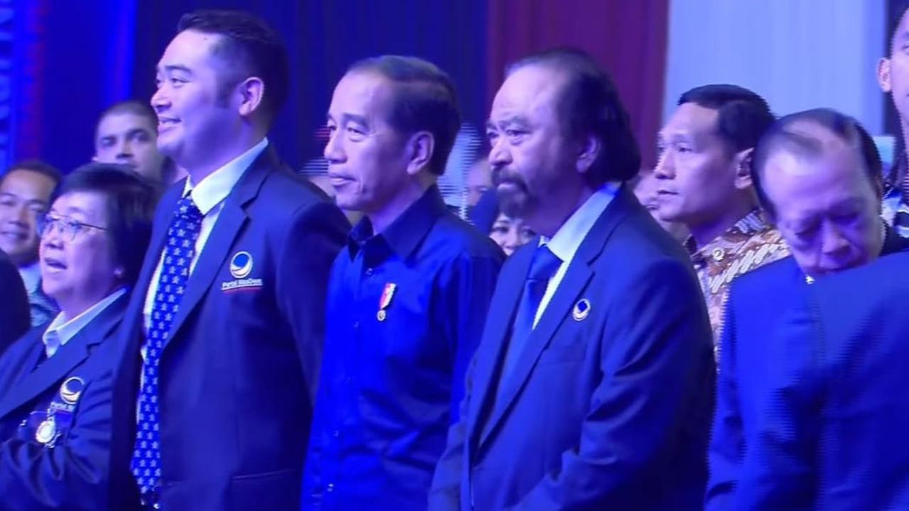 VIDEO: Nada Tinggi Depan Jokowi, Paloh Singgung Obat Mujarab Saat ini "Bukan Siasati Undang-Undang!"