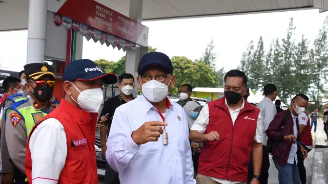 Antisipasi Kepadatan Jalur Mudik, Menteri ESDM Sidak Pastikan Kapasitas SPBU Minimal 60% dari Kapasitas Tangki