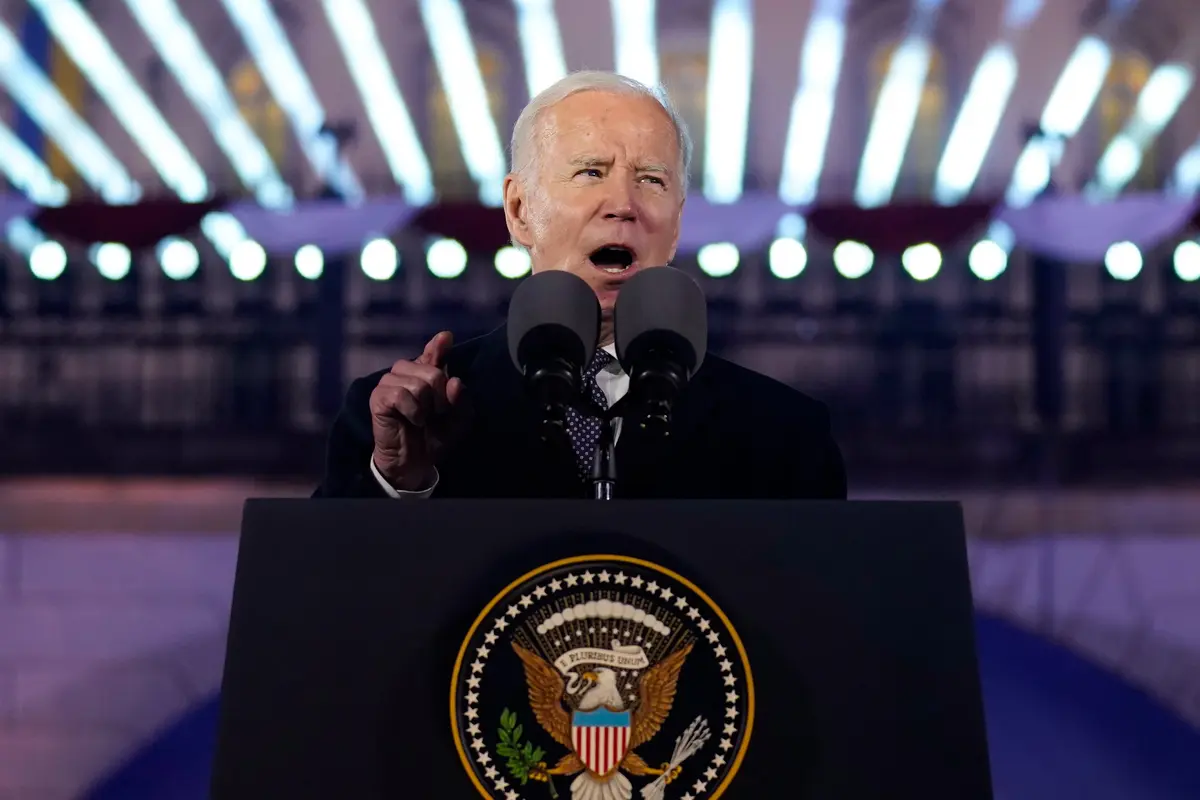 1 Tahun Invasi Rusia ke Ukraina, Joe Biden Sampaikan Pidato Berapi-api di Polandia