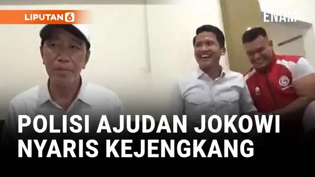 Kompol Syarif Ajudan Jokowi Nyaris Jatuh, Untung Ada Mayor TNI Windra Darah Kopassus