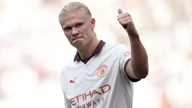 Foto: Aksi Gacor Erling Haaland Bawa Man City Masih Sempurna dan Puncaki Klasemen Sementara Liga Inggris 2023 / 2024