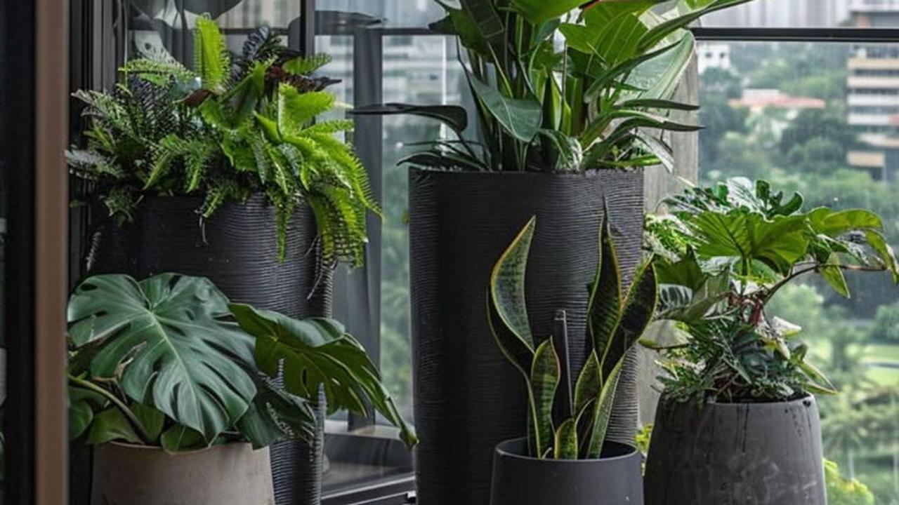 Ilustrasi Taman Monstera di Balkon (©Pinterest)