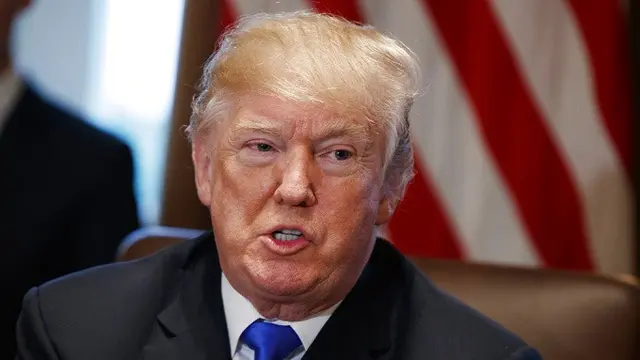 Presiden ke-45 Amerika Serikat Donald Trump (AP Photo/Evan Vucci)