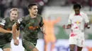 Marian Shved benar-benar menjadi mimpi buruk Timo Werner dan kawan-kawan. Bomber Shakhtar Donetsk itu memborong dua dari empat gol kemenangan di Redbull Arena tersebut. (AP/Michael Sohn)