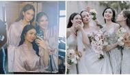 Potret Geng 'Blackpunk' di Resepsi Pernikahan Enzy Storia. (Sumber: Instagram/febbyrastanty/jscmila)