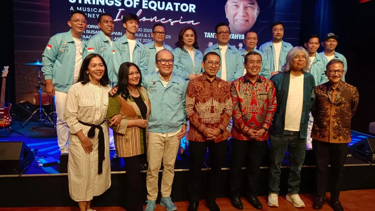 Konferensi pers Strings of Equator: A Musical Journey to Indonesia. (ist)