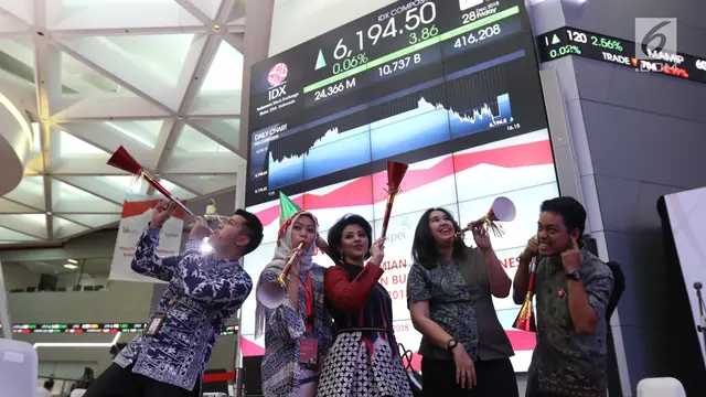 Tiupan Terompet Warnai Penutupan IHSG 2018