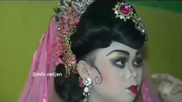 Bikin Warganet Ngeri Viral Makeup Pengantin Wanita Tebal Banget Citizen6 Liputan6 Com