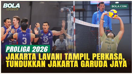 Awalan Manis! Jakarta Lavani Livin Transmedia Libas Jakarta Garuda Jaya 3 Set Langsung