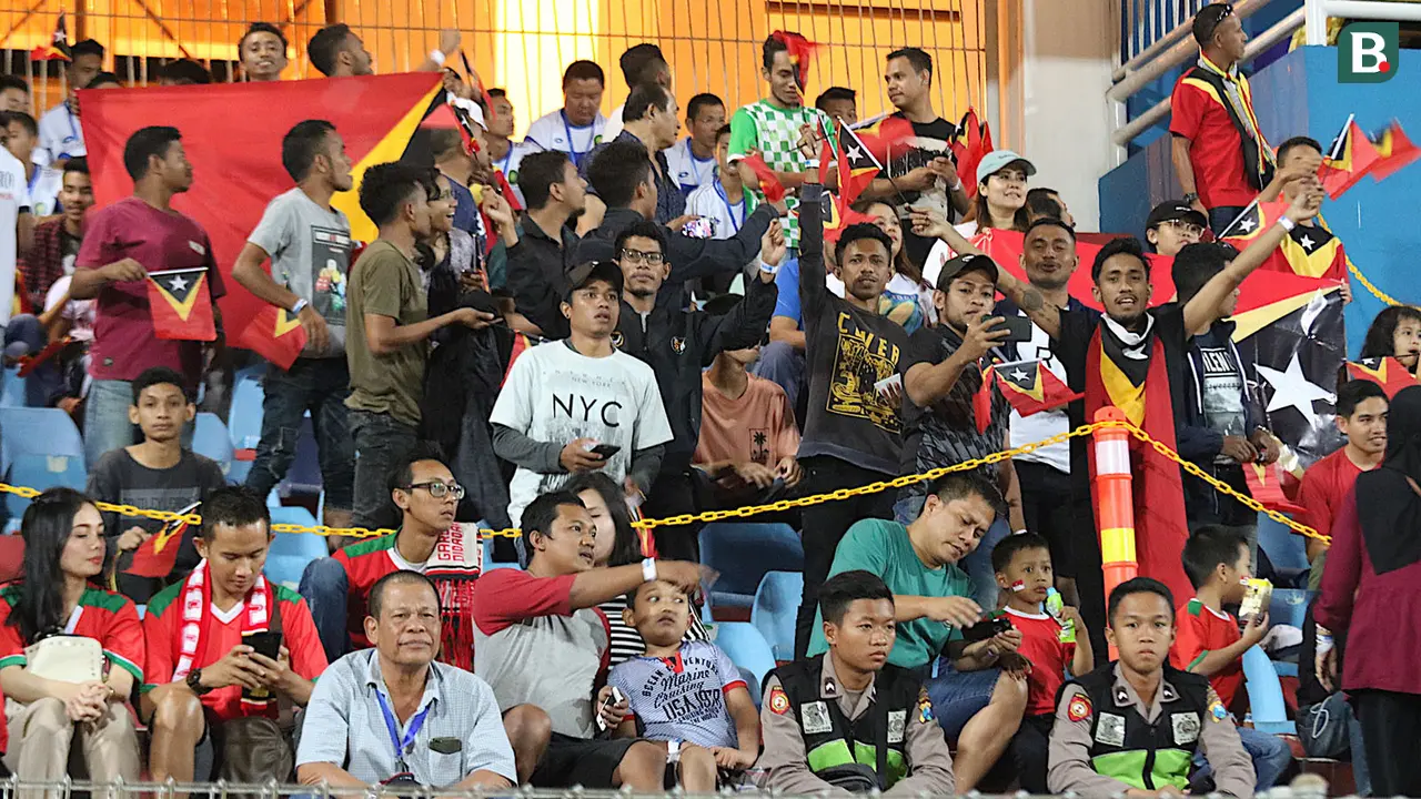 Suporter Timnas Timor Leste U-16