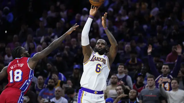 Lakers kalah dari Sixers
