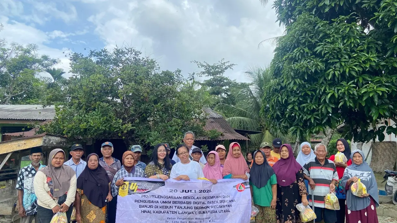 SPPB UI Dampingi UMKM Perempuan Langkat Bangkit Usai Diterjang Banjir
