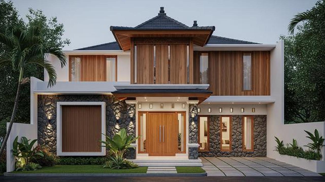 8 Model Joglo Depan Rumah Minimalis 2025, Ornamen Khas Jawa yang Kental tapi Modern