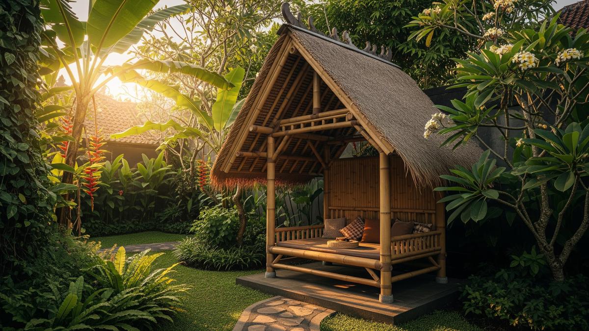 8 Model Saung Kecil di Kebun untuk Tempat Bersantai Sore Hari, Spot Rileksasi Favorit