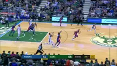 Berita video game recap NBA 2017-2018 antara Milwaukee Bucks melawan Detroit Piston dengan skor 104-100.