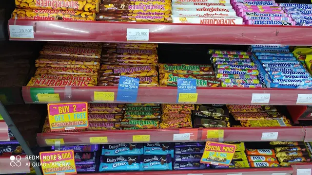 Ragam produk cokelat hasil olahan parbrik Ceres, menjadi bukti kuastnya penetrasi produk mereka di pasaran