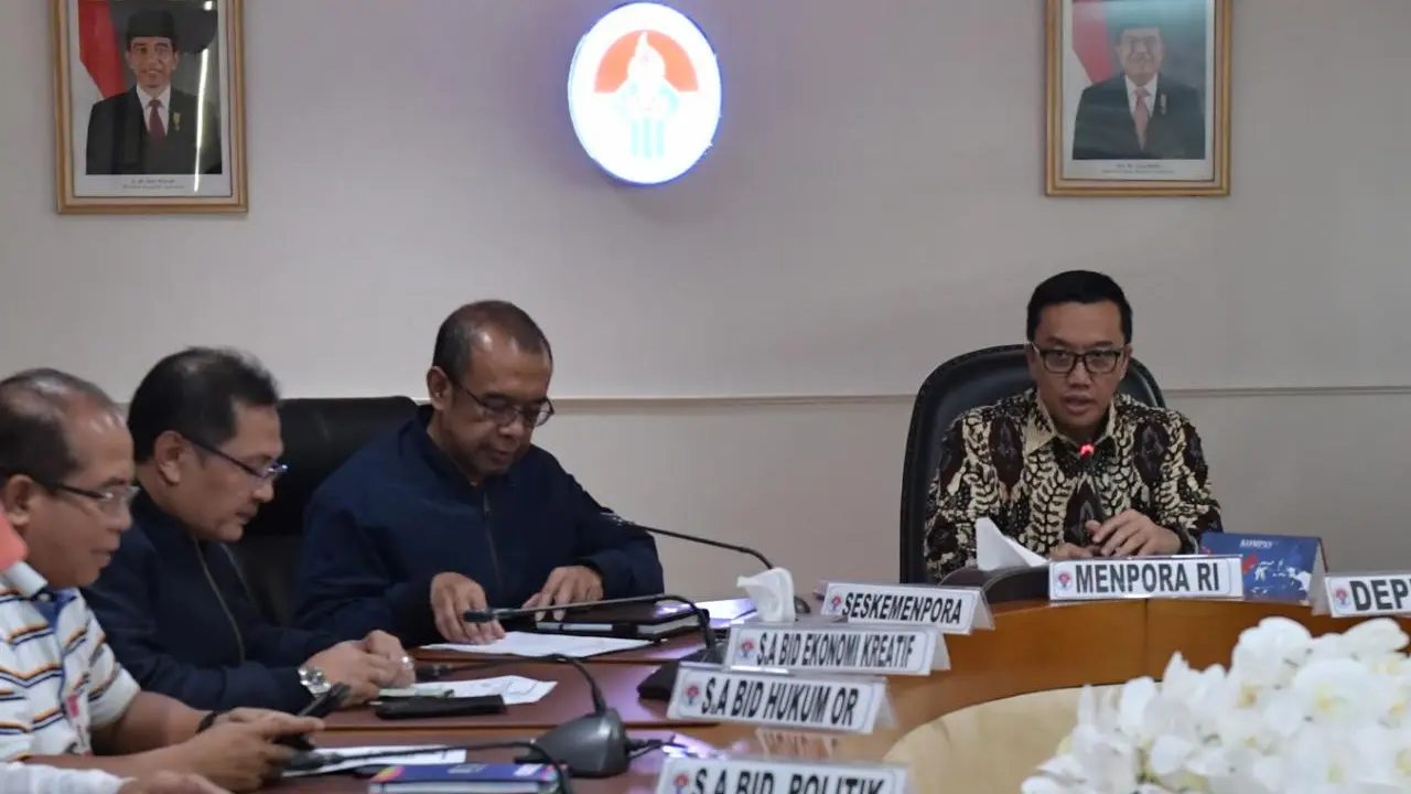 Pimpin Rapim Renja dan RKP, Menpora Tegaskan Perencanaan Matang dan Efisiensi