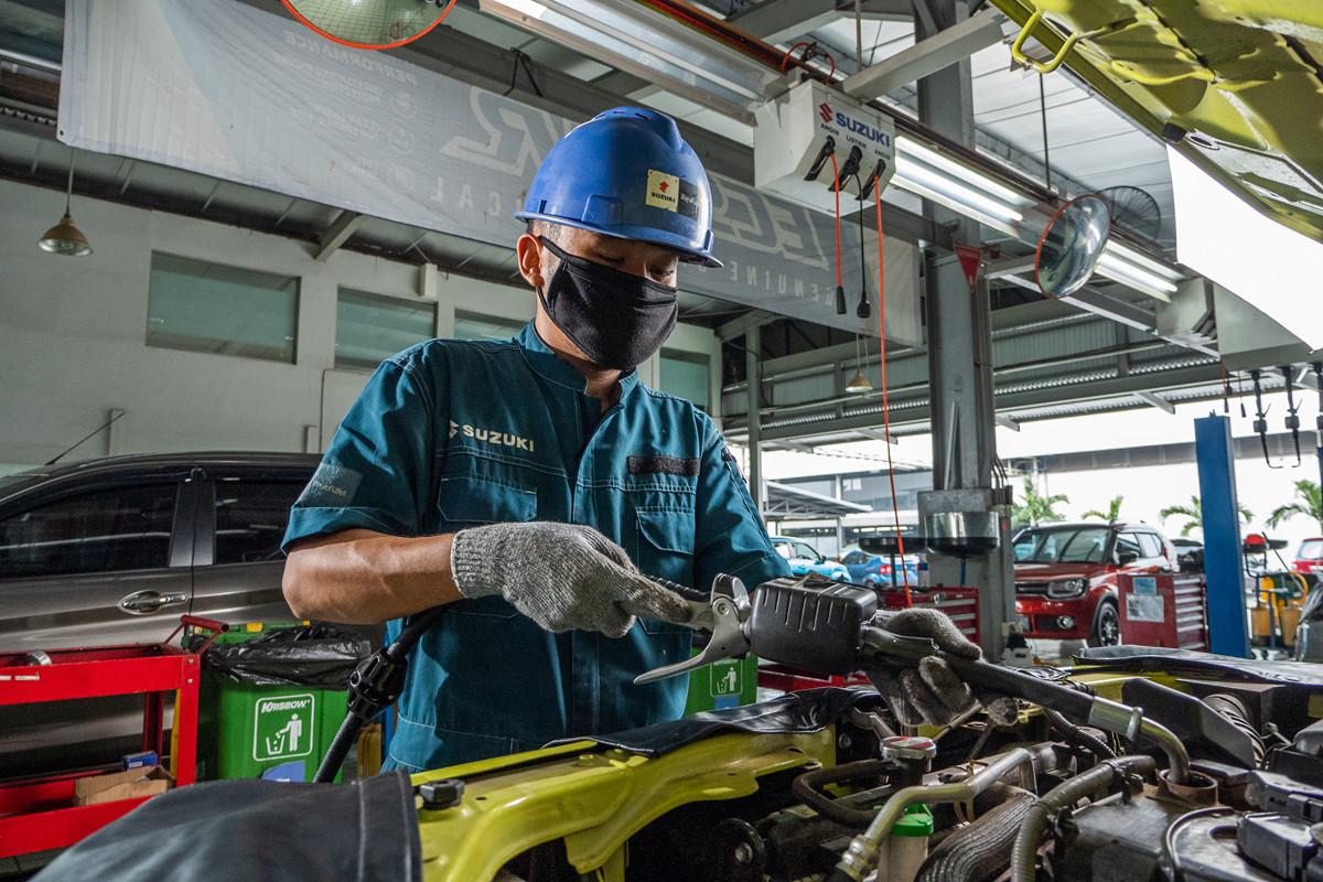 Uji emisi di bengkel resmi Suzuki ada yang berbayar dan gratis