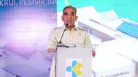 Ketua MPR RI Ahmad Muzani  menghadiri groundbreaking peningkatan kualitas RSUD KH Muhammad Thohir di Krui, Kabupaten Pesisir Barat, Provinsi Lampung, Kamis (8/5/2025). (Foto: Istimewa).