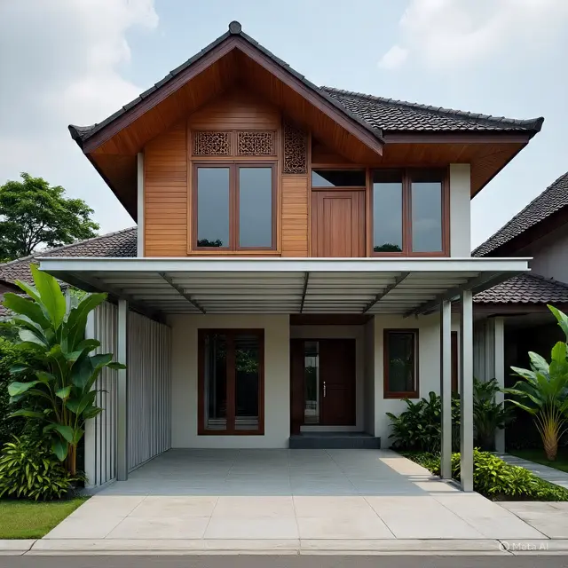 Gambar Rumah Sederhana Ukuran 6x9 2 Lantai
