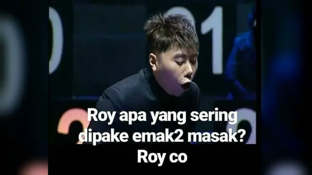 Plesetan receh meme Roy Kiyoshi.